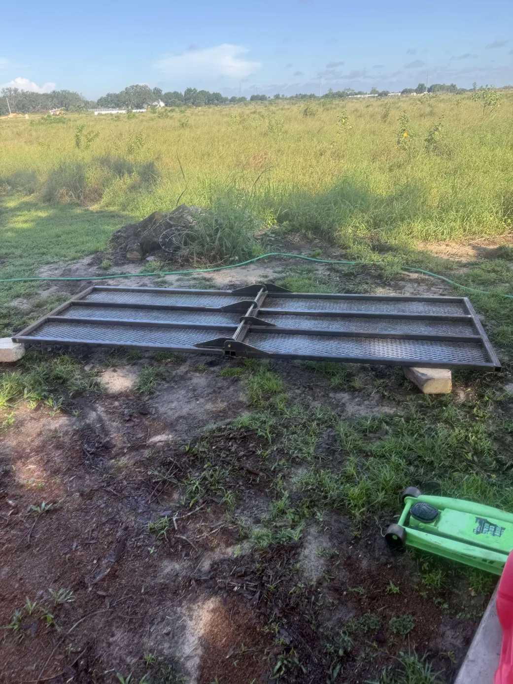 Steel ranch driveway gate fabrication - cattle gate fabrication Highlands County